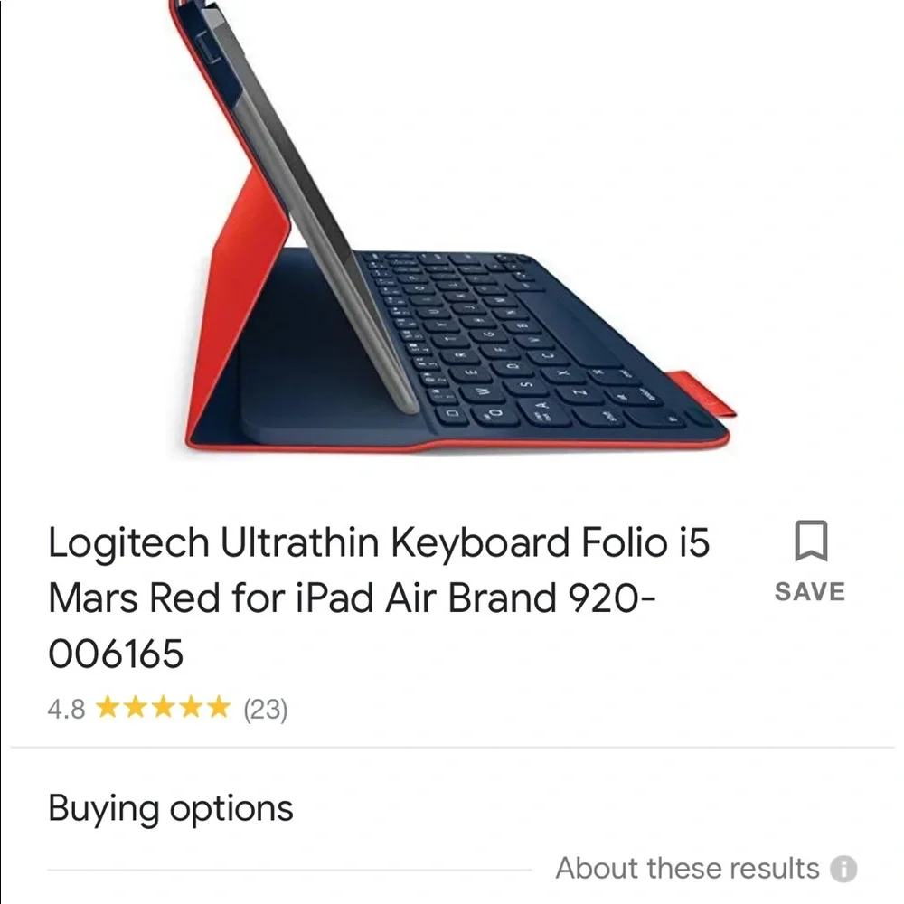 Logitech Ultrathin Keyboard Folio i5